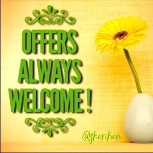 Reasonable offers are always welcome